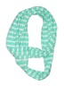 Assorted Brands 100% Polyester Stripes Teal Green Scarf One size - photo 1