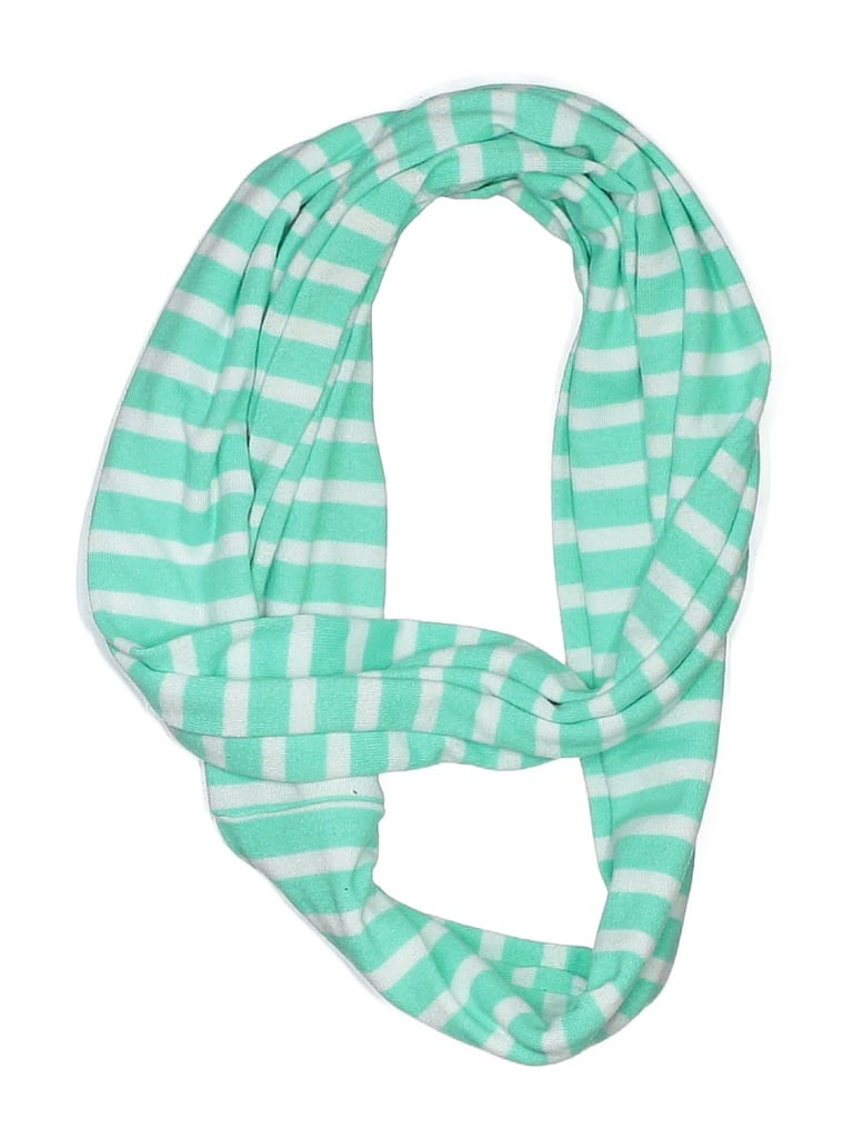 Assorted Brands 100% Polyester Stripes Teal Green Scarf One size - photo 1