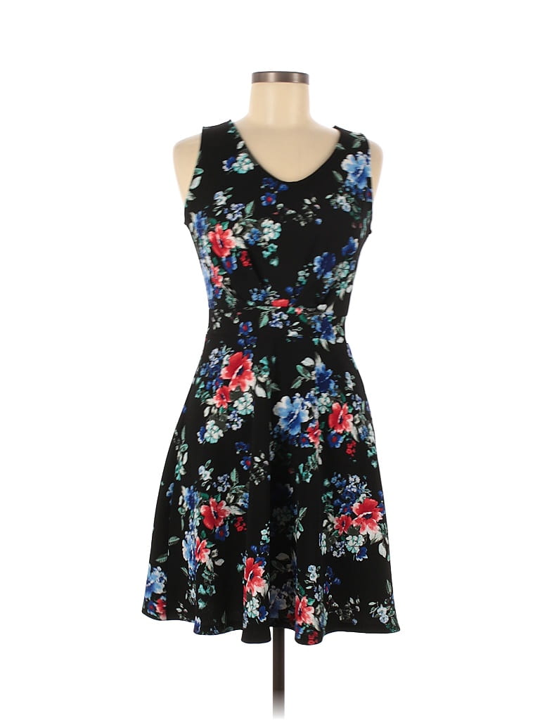 Le Lis Floral Black Casual Dress Size M - 86% off | thredUP