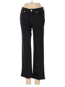 Madewell Petite Kick Out Crop Jeans in Starkey Wash (view 1)