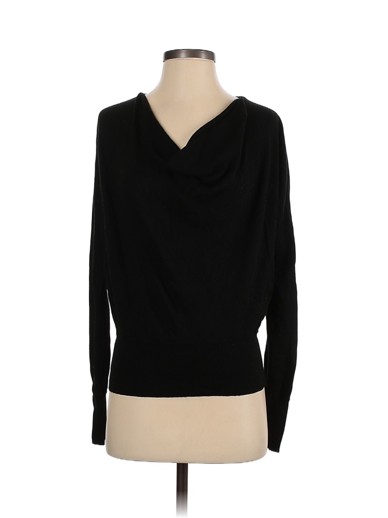 Ann Taylor LOFT Color Block Solid Black Pullover Sweater Size XS - 81% ...