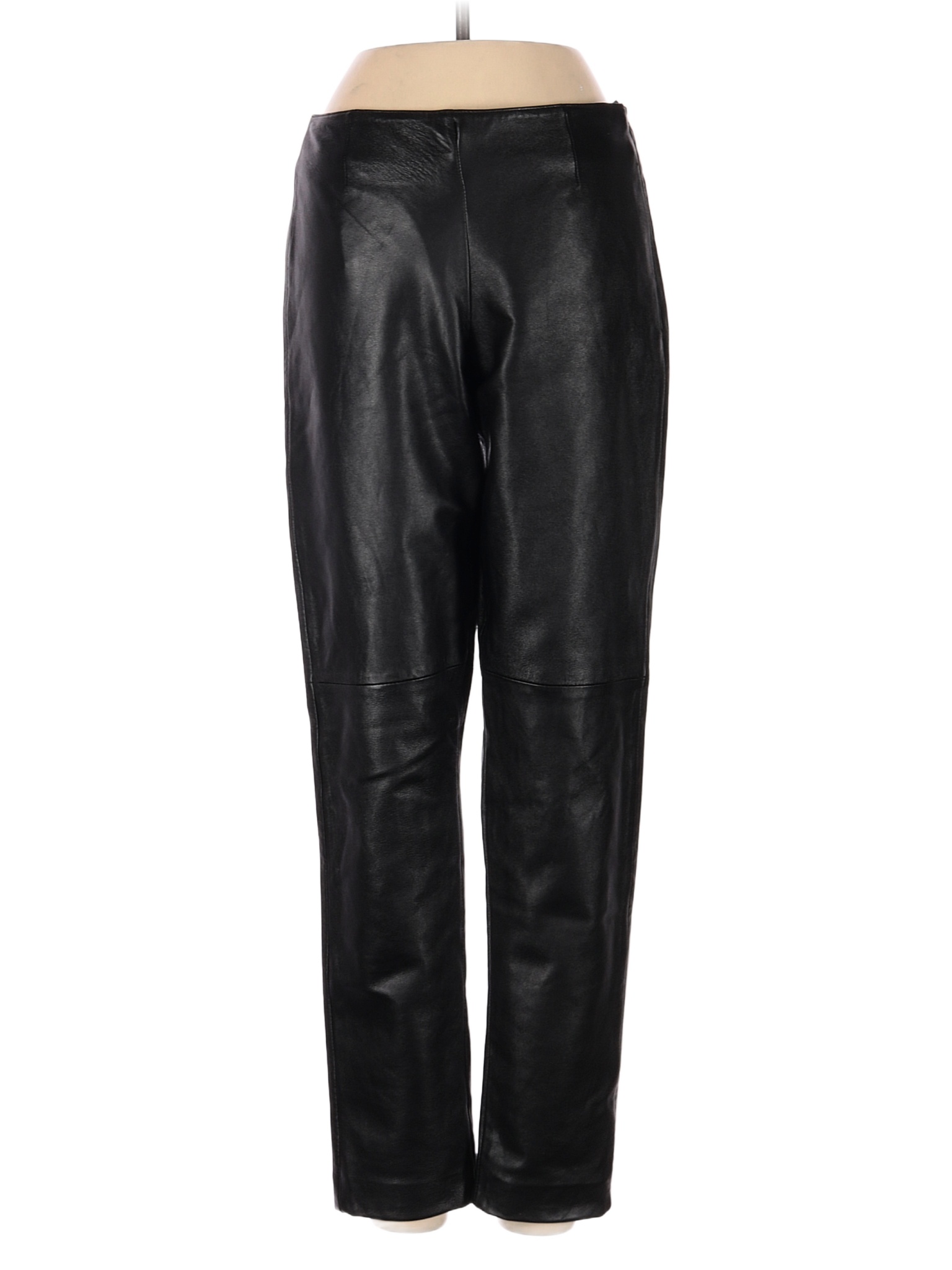 Hugo Buscati Collection Solid Black Faux Leather Pants Size 2 - 64% off ...