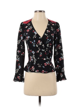 Tanya Taylor Long Sleeve Silk Top (view 1)