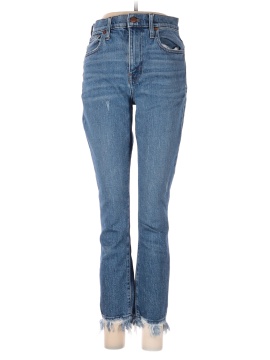 Madewell The High-Rise Slim Boyjean in Melbourne Wash (view 1)