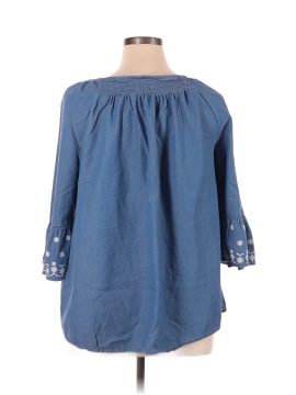 Terra & Sky 3/4 Sleeve Blouse (view 2)