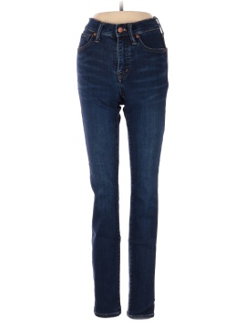 Madewell 9" Mid-Rise Skinny Jeans in Larkspur Wash: TENCEL&trade; Denim Edition (view 1)