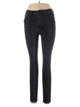 Madewell 9" Mid-Rise Skinny Jeans: Metallic Dot Edition (view 1)
