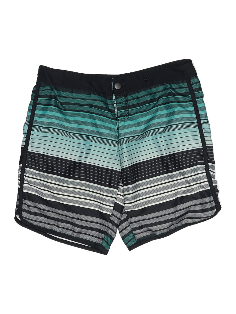 Pre-owned Hurley Board Shorts In Blue