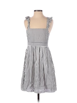 Madewell Striped Ruffle-Strap Empire Dress (view 1)