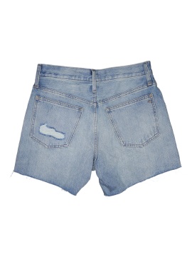 Madewell Relaxed Mid-Length Denim Shorts in Steenwick Wash: Ripped Edition (view 2)