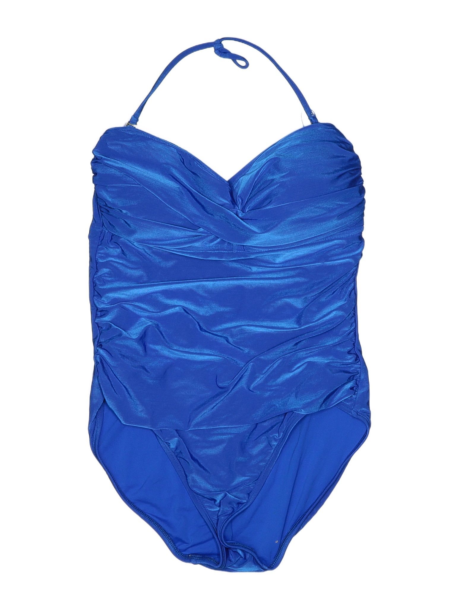 La Blanca Solid Blue One Piece Swimsuit Size 6 - 64% off | thredUP