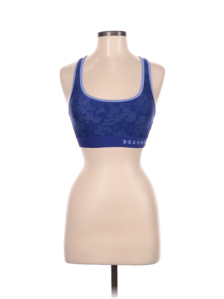 Under Armour Graphic Blue Sports Bra Size M 45 off thredUP
