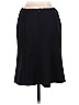 AKRIS 100% Wool Solid Black Blue Wool Skirt Size 6 - photo 2
