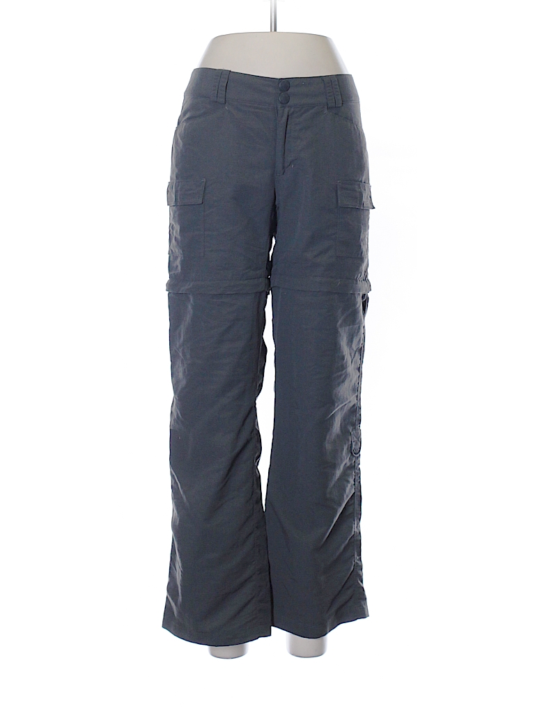 The North Face 100% Nylon Solid Gray Cargo Pants Size 6 - 73% off | thredUP