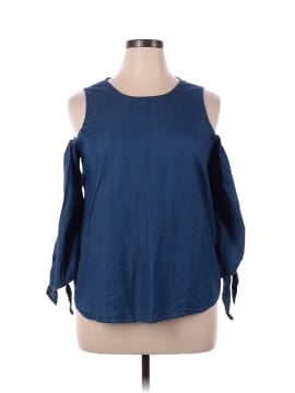 J for Justify 3/4 Sleeve Blouse (view 1)