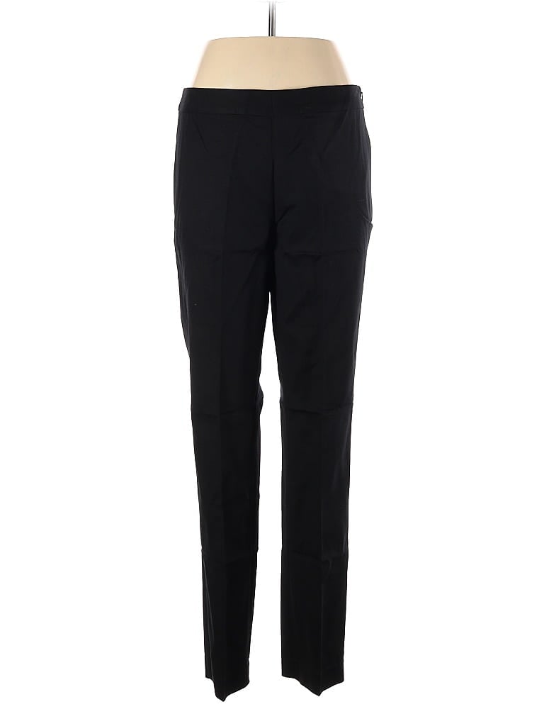 Natori Solid Black Dress Pants Size 12 - photo 1