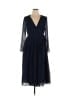 Fame And Partners Navy Black Casual Dress Size 14 - photo 1