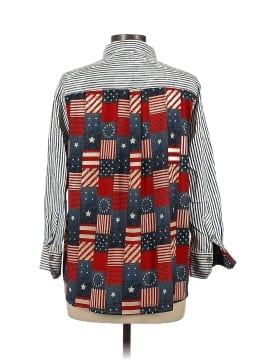 MULTIPLES Long Sleeve Button-Down Shirt (view 2)