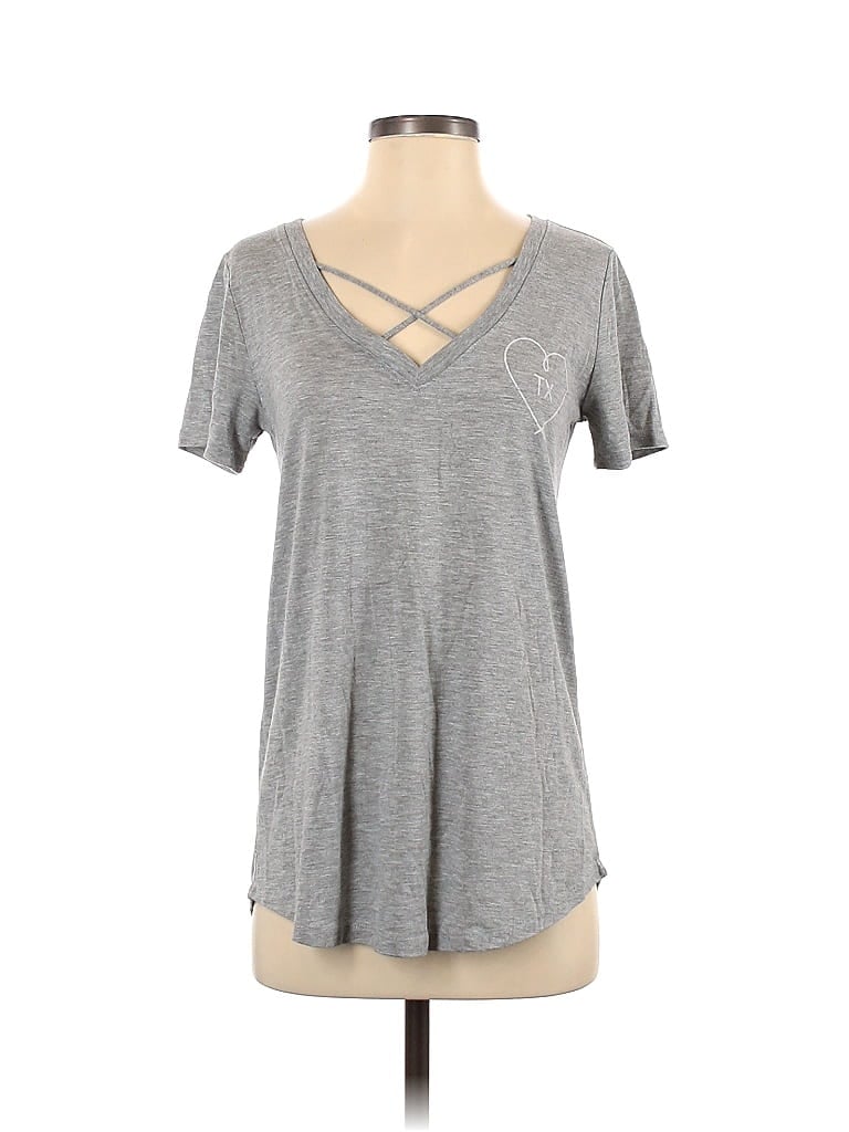 Pre-owned Assorted Brands Short Sleeve T-shirt In Gray