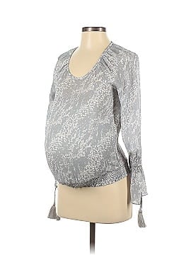 FOR 2 by Ramy Brook Long Sleeve Silk Top (view 1)