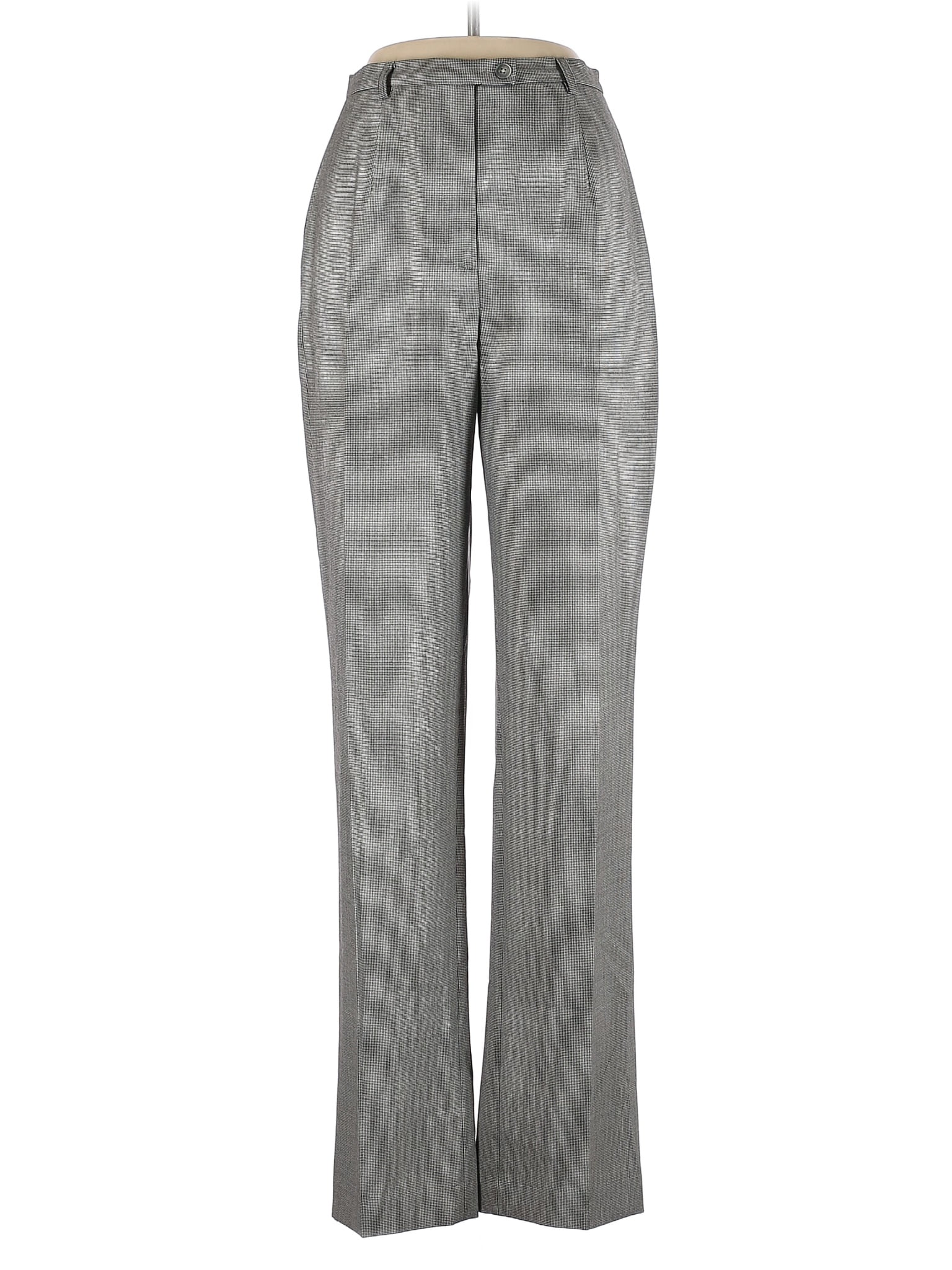 Lands' End Solid Gray Dress Pants Size 10 - 86% off | ThredUp