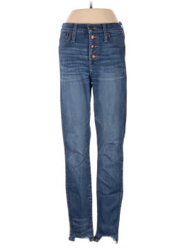 Madewell 10" High-Rise Skinny Jeans: Chewed-Hem Edition (view 1)