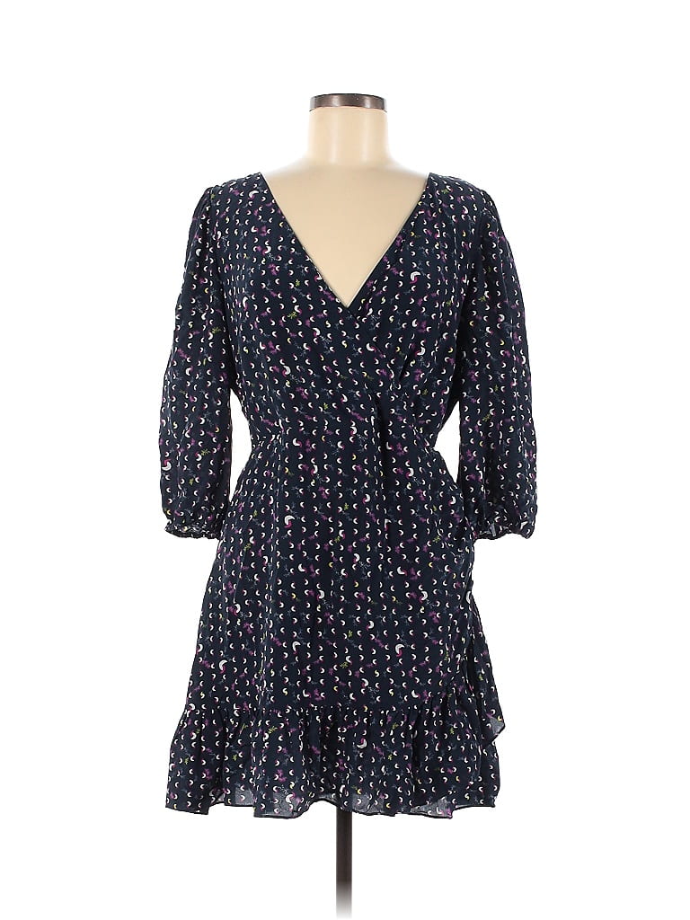 Tanya Taylor 100% Silk Navy Blue Casual Dress Size 8 - photo 1
