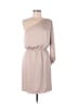 Club Monaco 100% Polyester Solid Tan Casual Dress Size 8 - photo 1