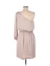 Club Monaco 100% Polyester Solid Tan Casual Dress Size 8 - photo 2