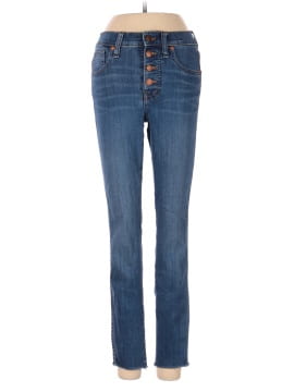 Madewell Petite 10" High-Rise Skinny Jeans in Brinville Wash: Button-Front Tencel&trade; Edition (view 1)