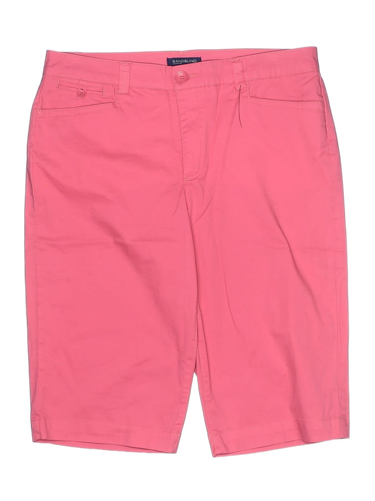 Bandolino Solid Colored Pink Khaki Shorts Size 10 - 77% off | thredUP