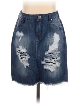 Love, Fire Denim Skirt (view 1)