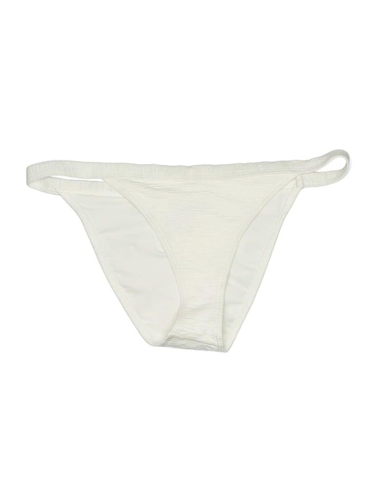 TWIIN Solid Ivory White Swimsuit Bottoms Size L - photo 1