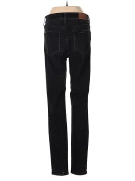 Madewell Tall 9" Mid-Rise Skinny Jeans in Black Frost: THERMOLITE&reg; Edition (view 2)