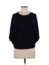 Ann Taylor Color Block Polka Dots Black Blue Pullover Sweater Size M - photo 1