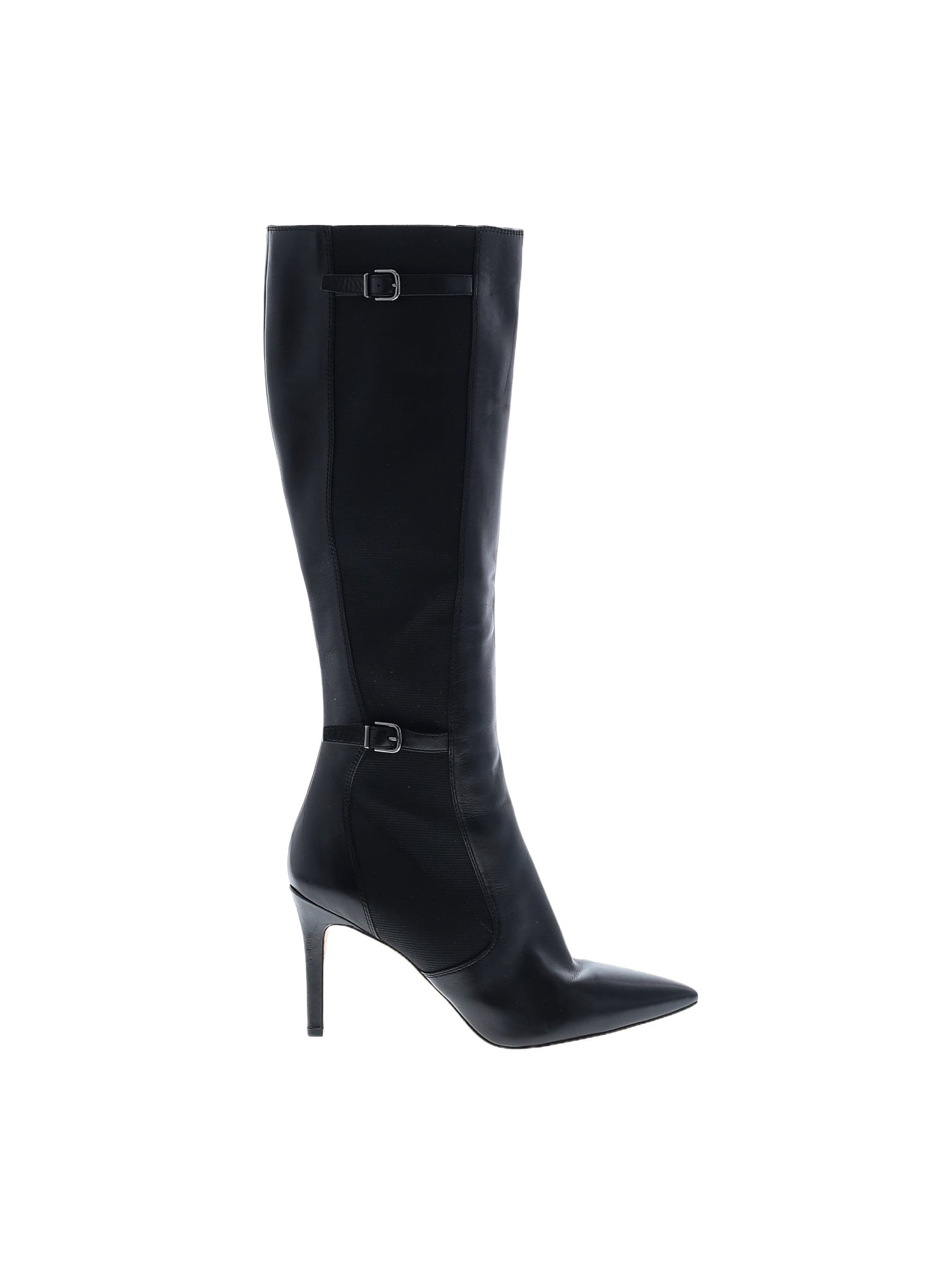 Via Spiga Solid Black Boots Size 9 - 65% off | thredUP
