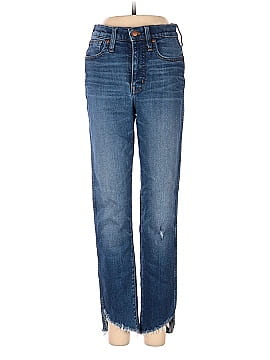 Madewell 10" High-Rise Skinny Jeans: Cutout Tulip Hem Edition (view 1)