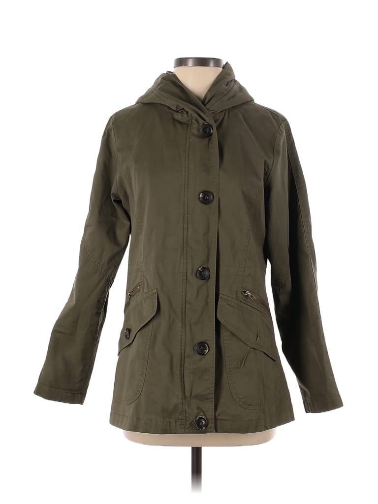 Love Tree 100% Cotton Solid Colored Green Jacket Size S - 58% off | thredUP