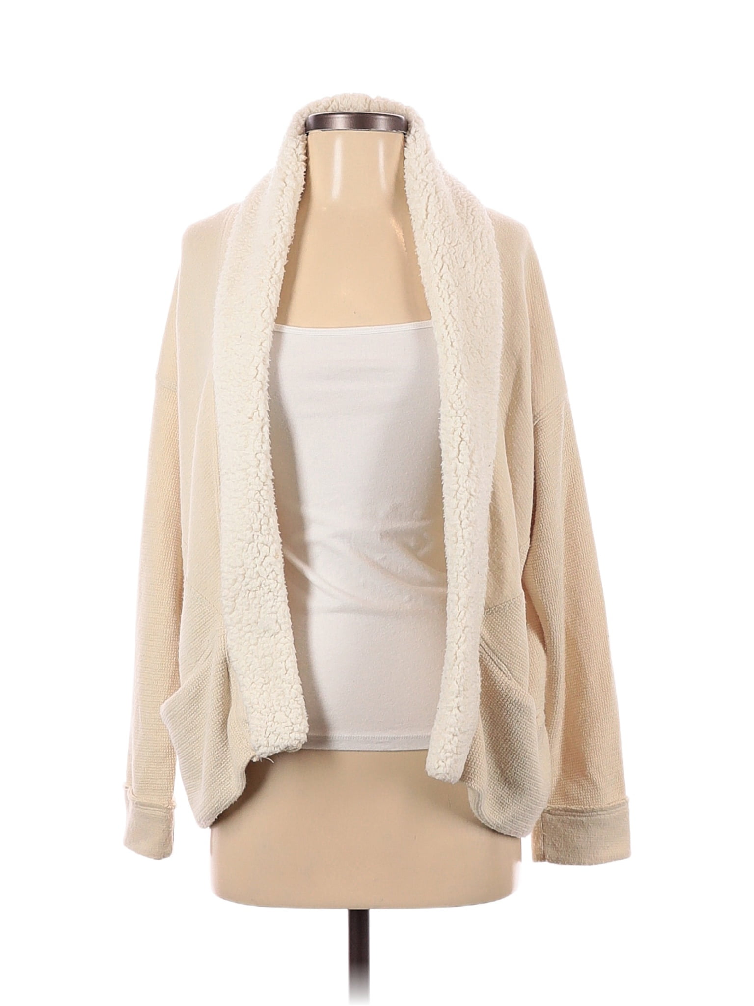 Splendid Cardigan Splendid Color Block Solid Ivory Cardigan Size XS - 76% off | thredUP