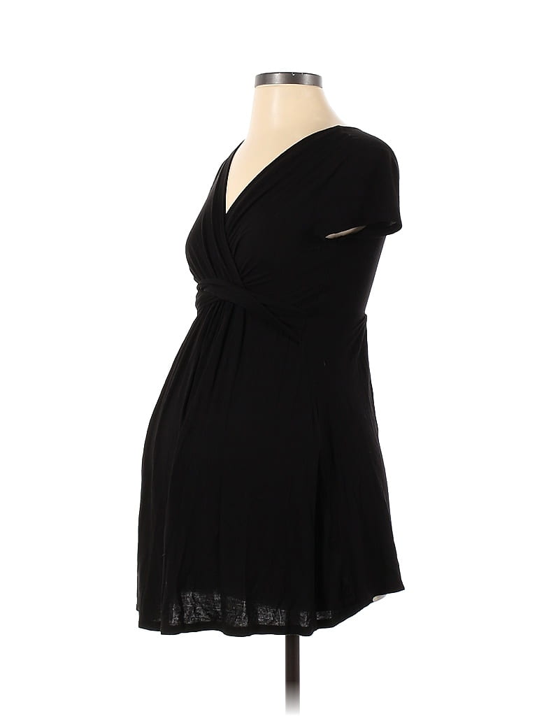 Mother Bee maternity Solid Black Casual Dress Size S (Maternity) - photo 1