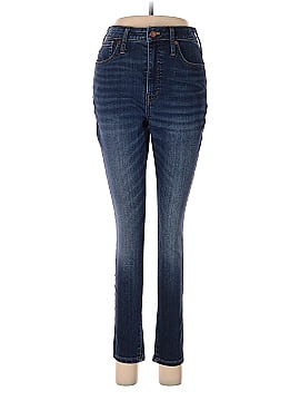 Madewell Petite Curvy High-Rise Skinny Jeans in Danny Wash: TENCEL&trade; Denim Edition (view 1)