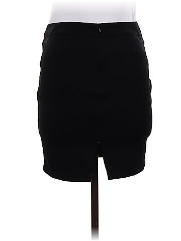 Ingrid + Isabel Black Ponte Maternity Pencil Skirt (view 2)