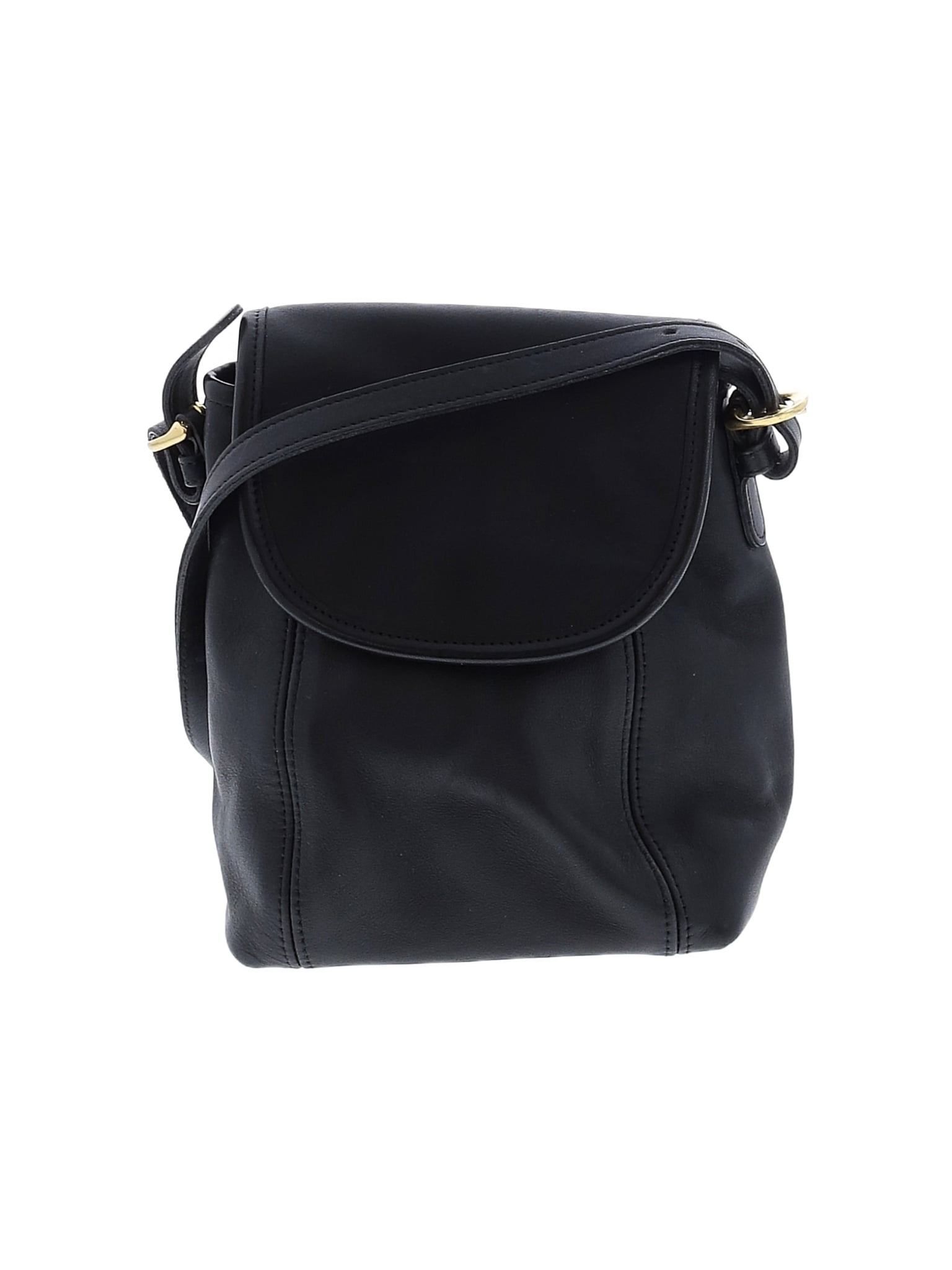 Coach Factory 100 Leather Black Leather Crossbody Bag One Size 77