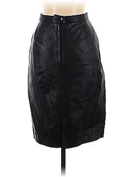 Gino Di Giorgio by Comint Leather Skirt (view 2)