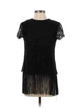 Nicole Miller Artelier Short Sleeve Silk Top (view 1)