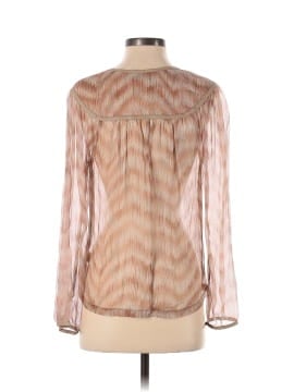 Of Two Minds Long Sleeve Silk Top (view 2)