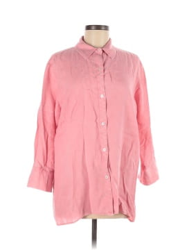 Pure Amici 3/4 Sleeve Button-Down Shirt (view 1)