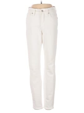 Madewell 9" High-Rise Skinny Jeans in Pure White (view 1)