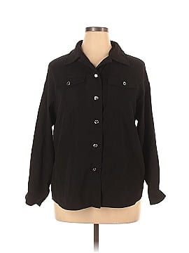 Shein Long Sleeve Button-Down Shirt (view 1)