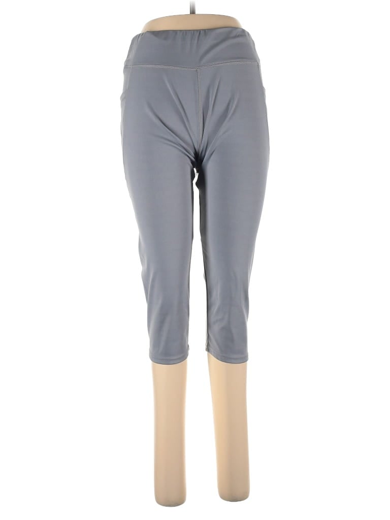 Pre-owned Assorted Brands Leggings In Gray